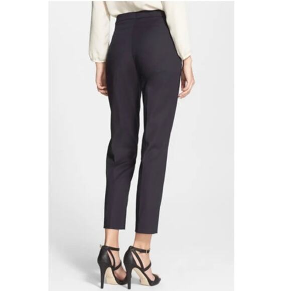 Akris Punto Franca Black Cotton Techno Highrise Pant 8 - Picture 2 of 9